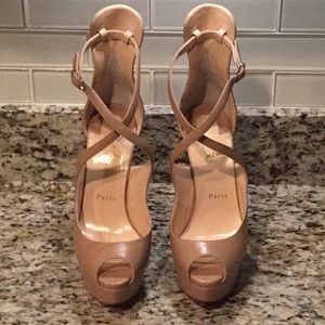 Christian Louboutin Marlenalta 150 Nappa Nude 38.5